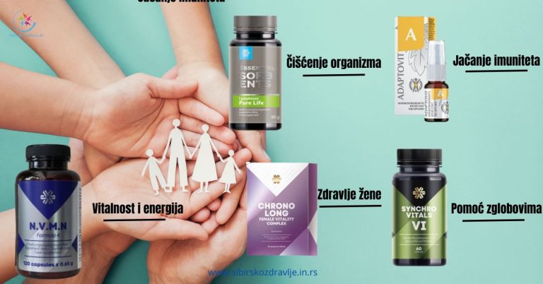 Sibirsko zdravlje Prirodni dodaci za celokupno blagostanje
